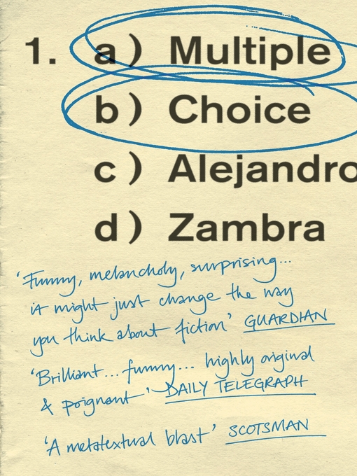 Title details for Multiple Choice by Alejandro Zambra - Wait list